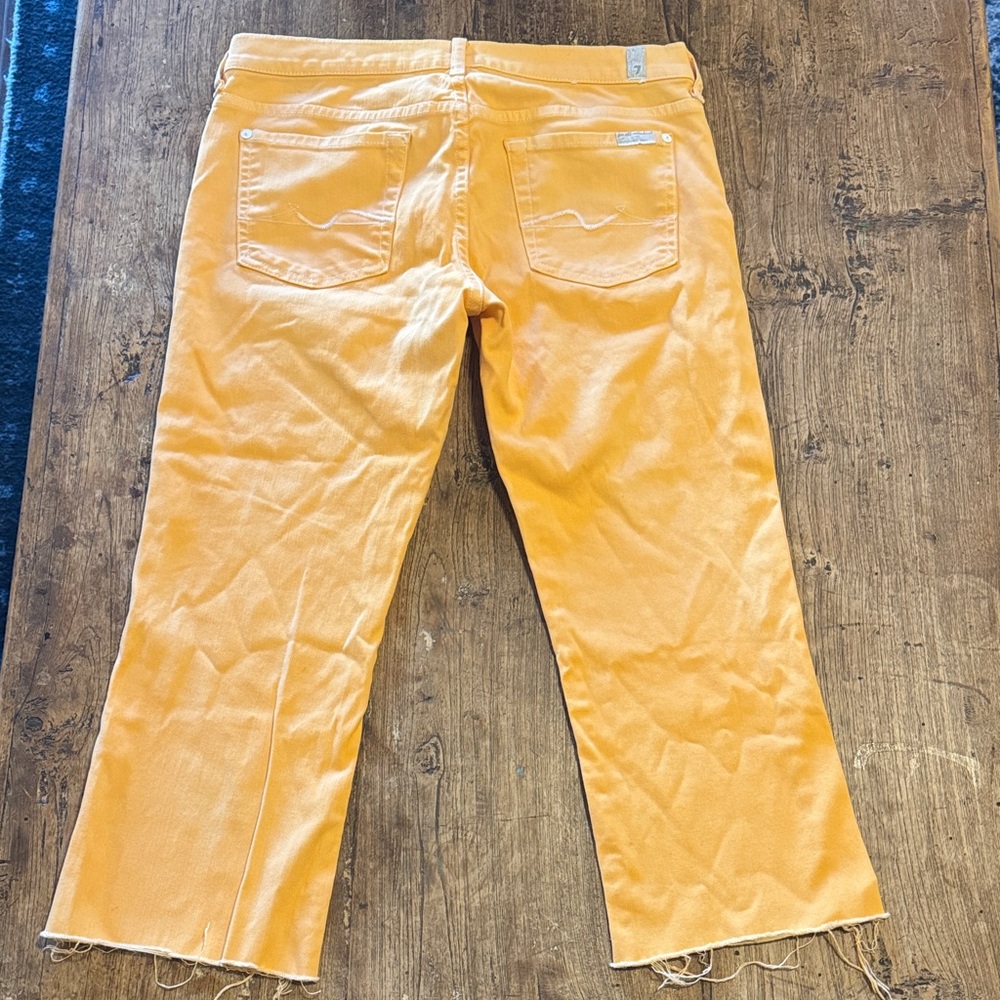 Tangerine 7 for All Mankind Jeans size 29 - Picture 5 of 7